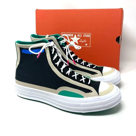 💖MEGA SALE💖Converse 170140C CHUK 70 TRAIL High Top Black String Blue Men  - Main Image
